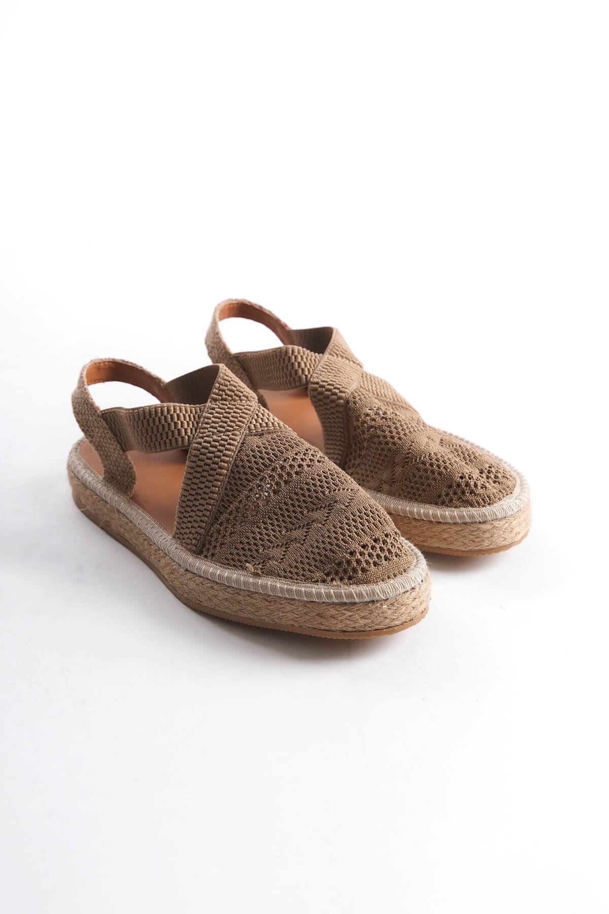 Rosa Premium Linen Comfortable Mink Women's Sandals