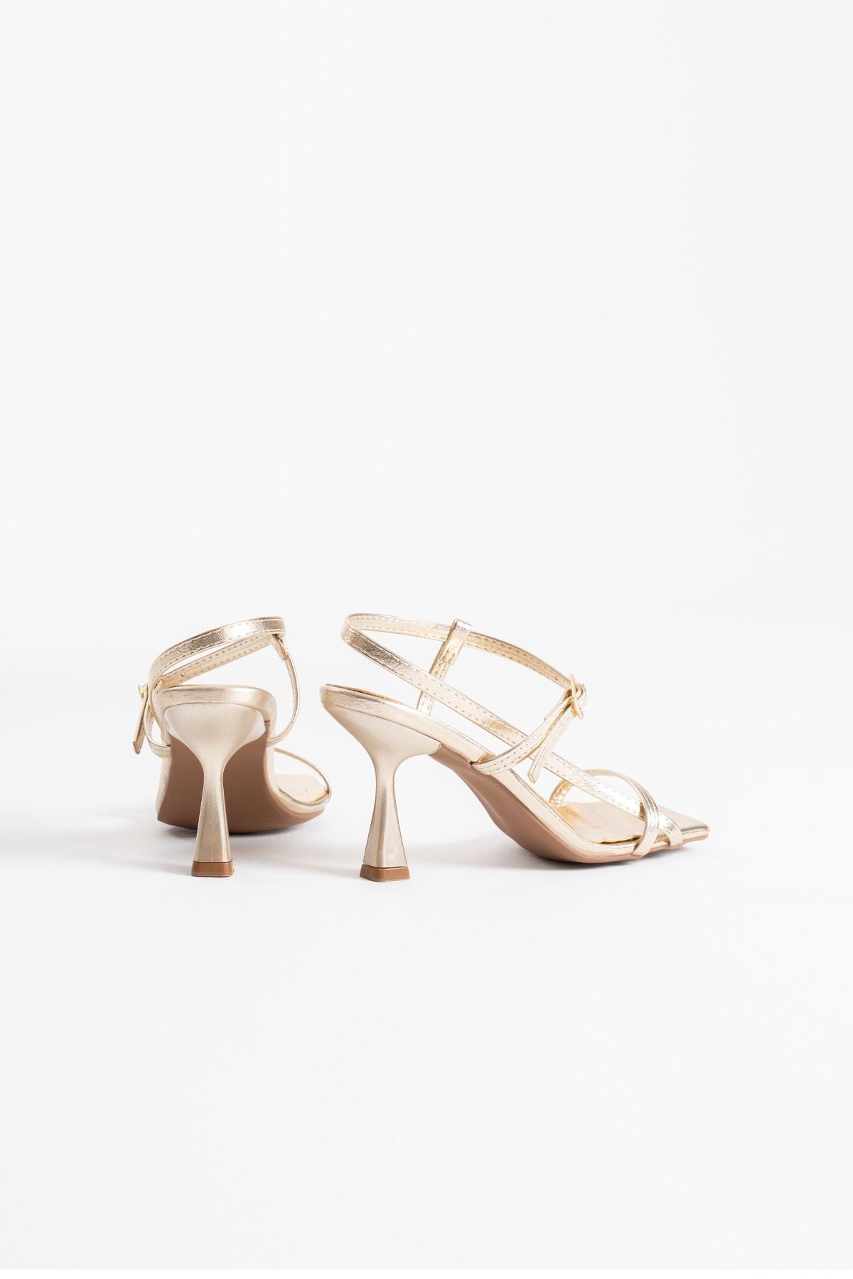 Rossie Premium Women's Gold Heeled Sandals