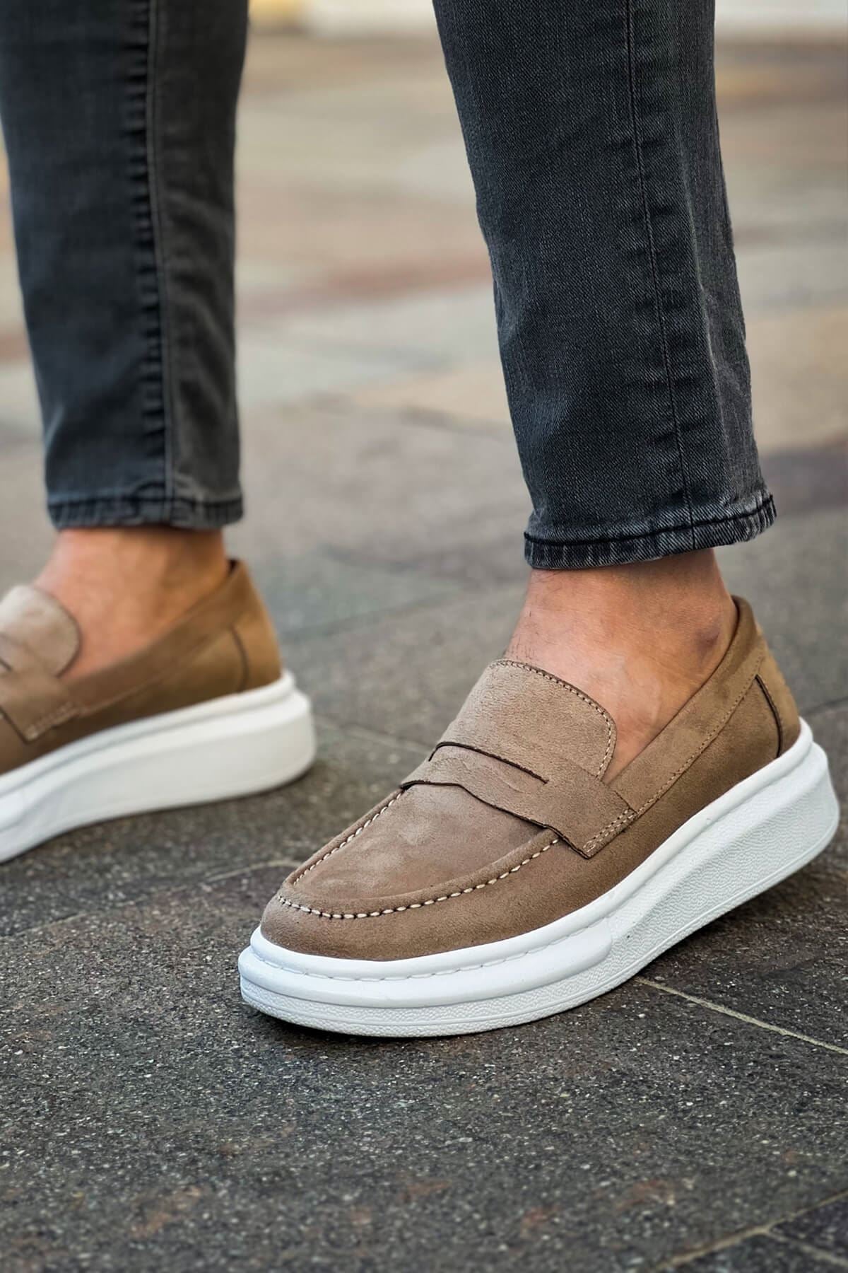 ZRC615 - Lüx Süet Erkek Klasik Loafer Vizon