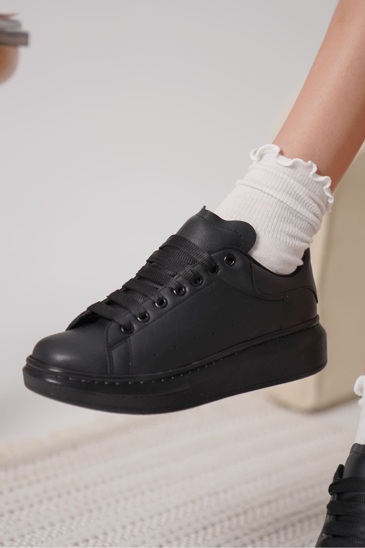 Samira Premium Black Women's Sneakers