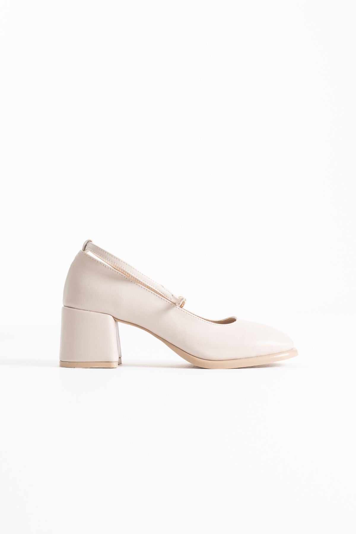 Sansa Premium Beige Women's High Heels