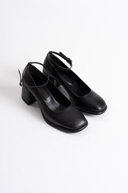 Sansa Premium Black Women's High Heels