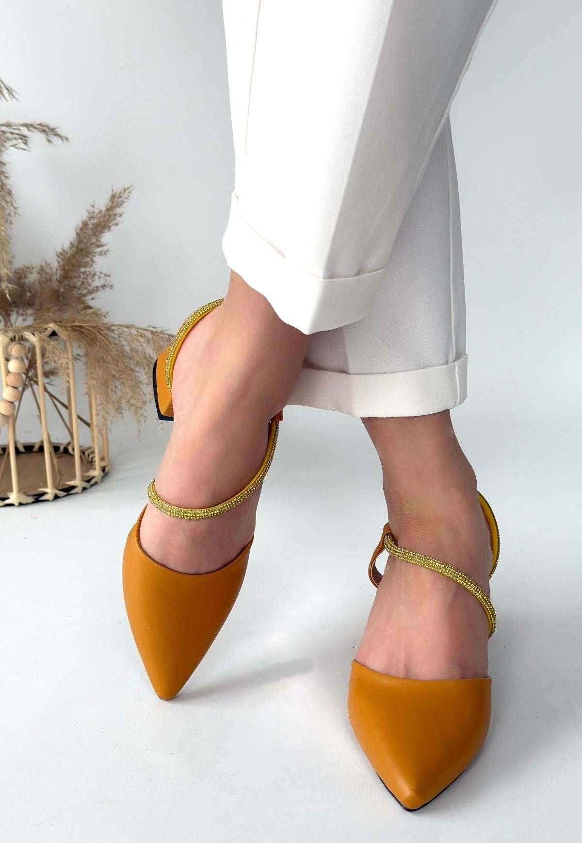 Sista Mustard Women's High Heels 