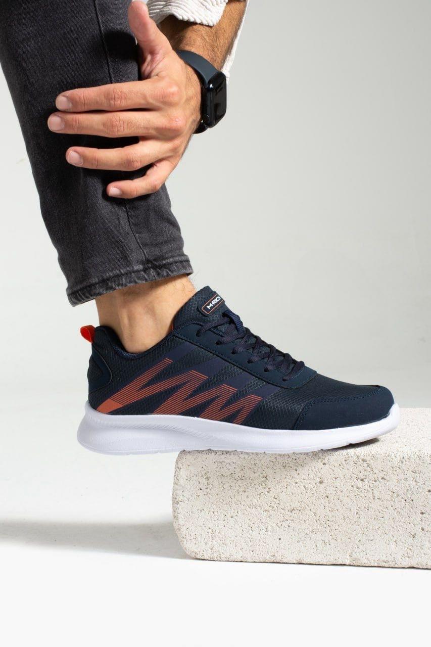 Rich003Skin Comfortable Waterproof Navy Blue Unisex Sneakers
