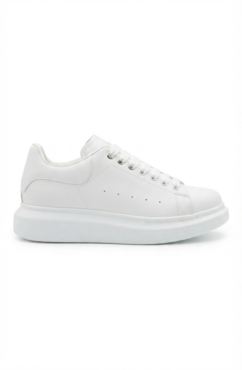 SPECTRA-01 Günlük Bağcıklı Ortopedik Kadın Sneaker Beyaz