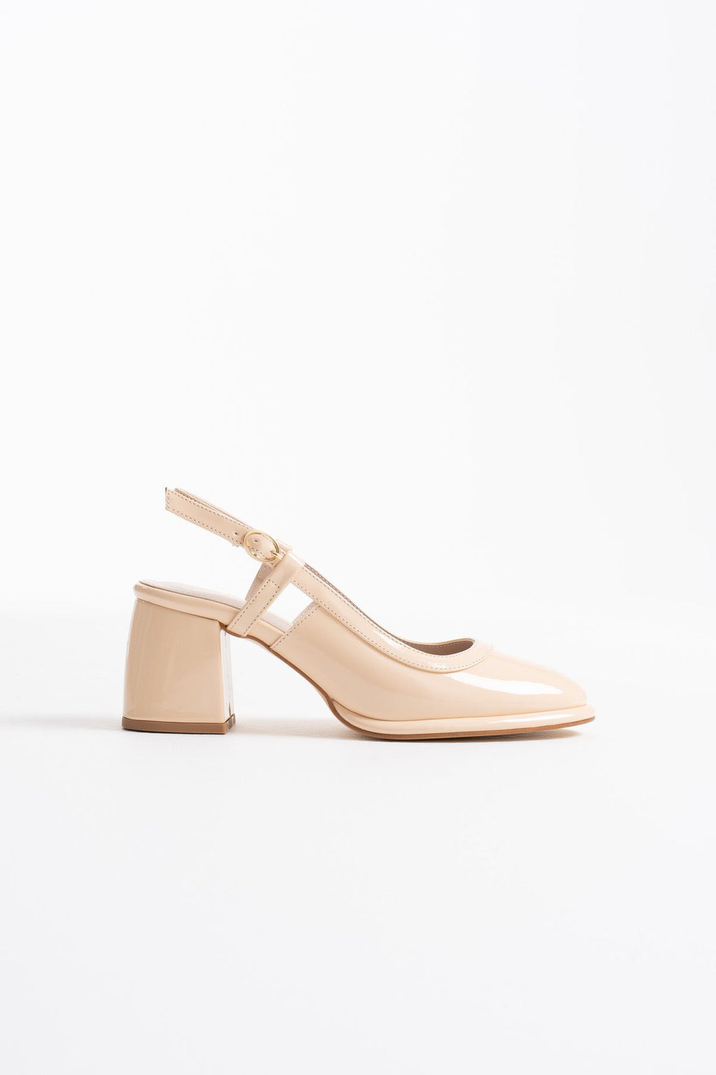 Taila Premium Light Yellow Patent Leather Women's High Heels