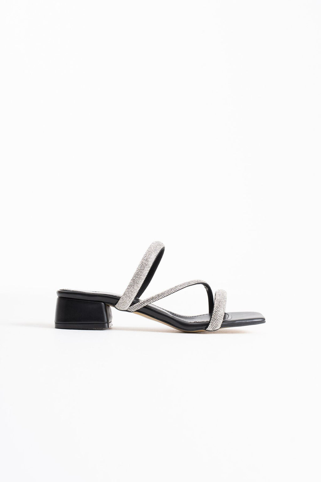 Tanya Premium Black Women's Stoned Slippers
