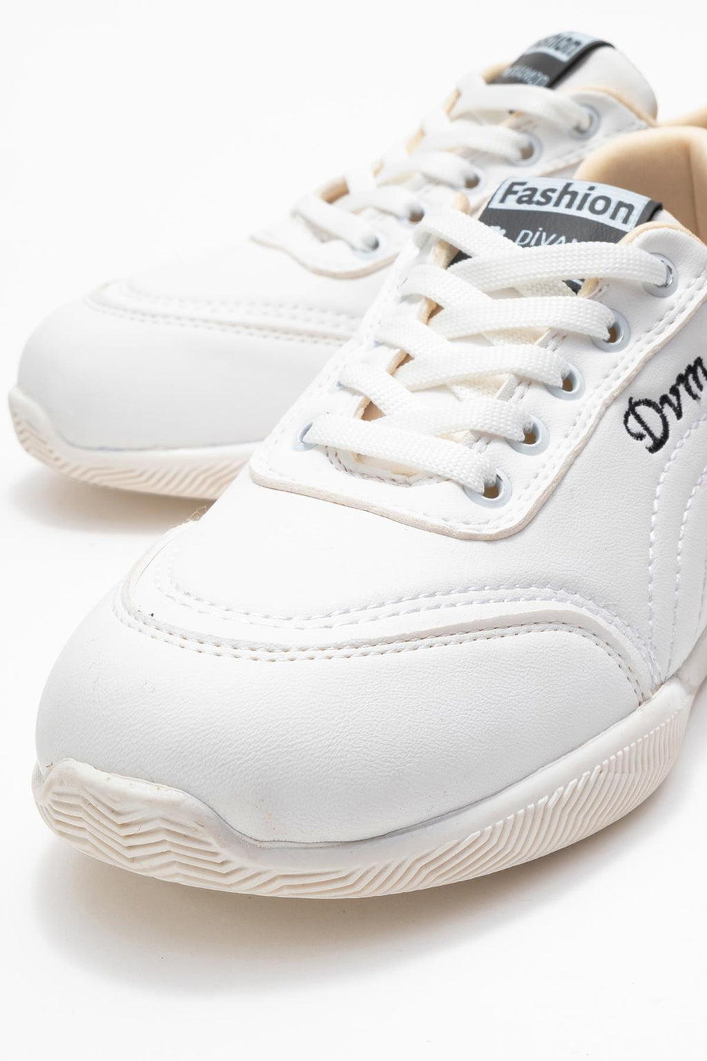 Virto Premium Beyaz Bağcıklı Kadın Spor Ayakkabı