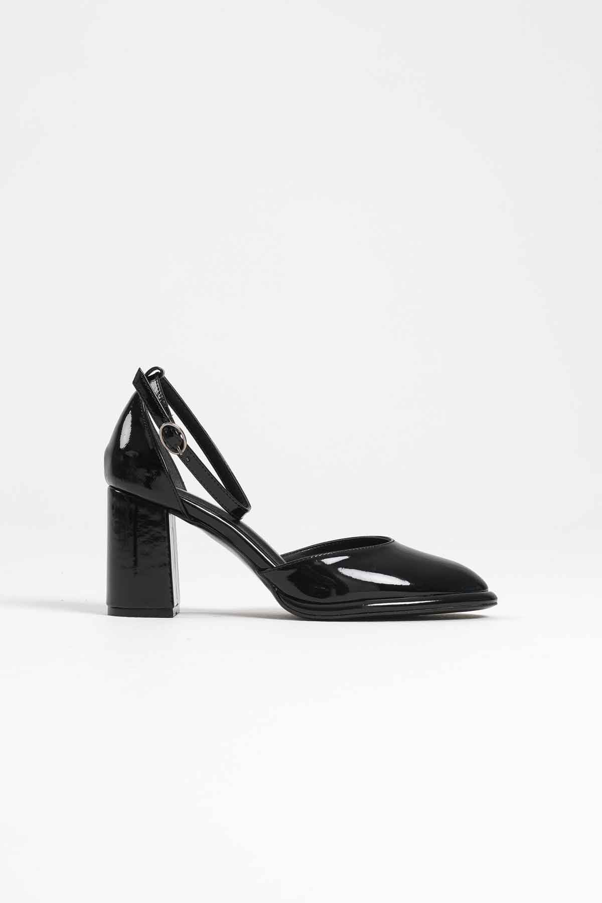 Theresa Premium Black Patent Leather Women's High Heels