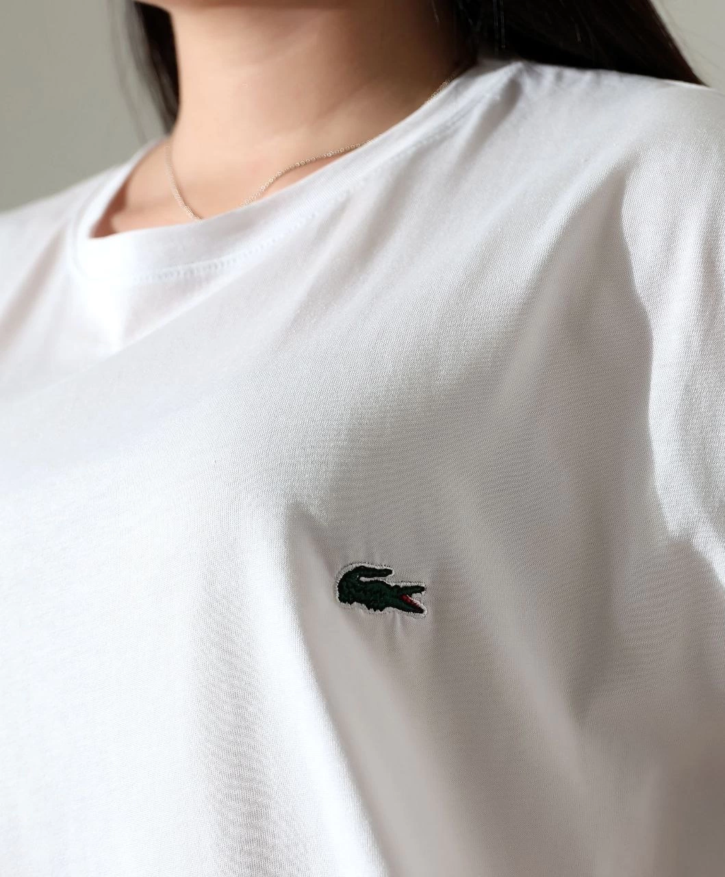 Timsah Nakış İşlemeli Oversize Kadın T-Shirt