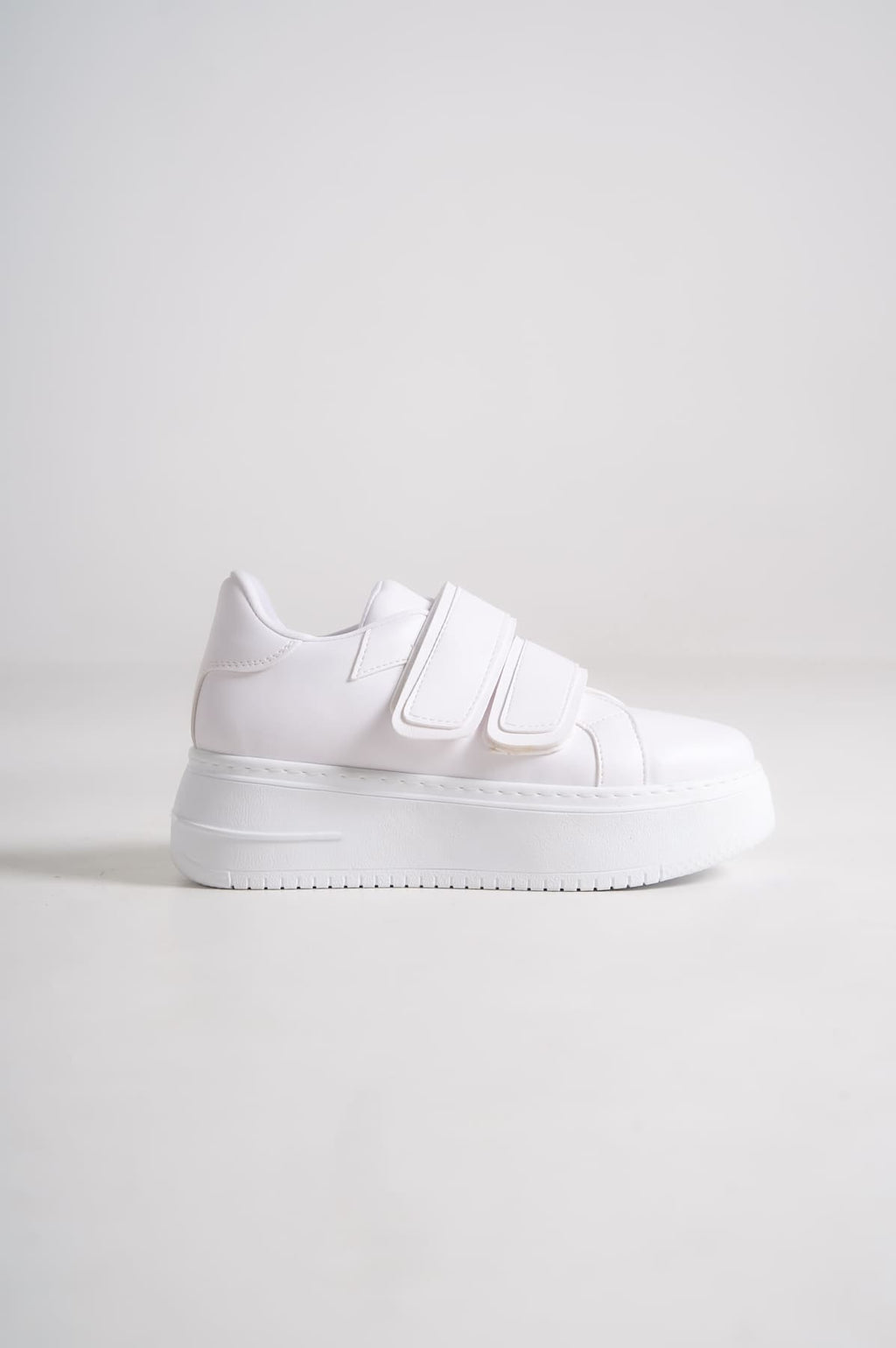 VALENCIA Velcro Orthopedic Sole Women's Sneakers - White