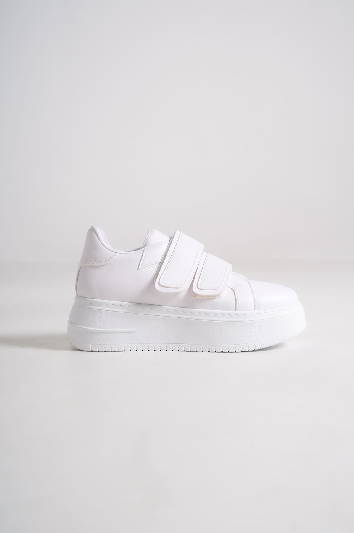 VALENCIA Velcro Orthopedic Sole Women's Sneakers - White
