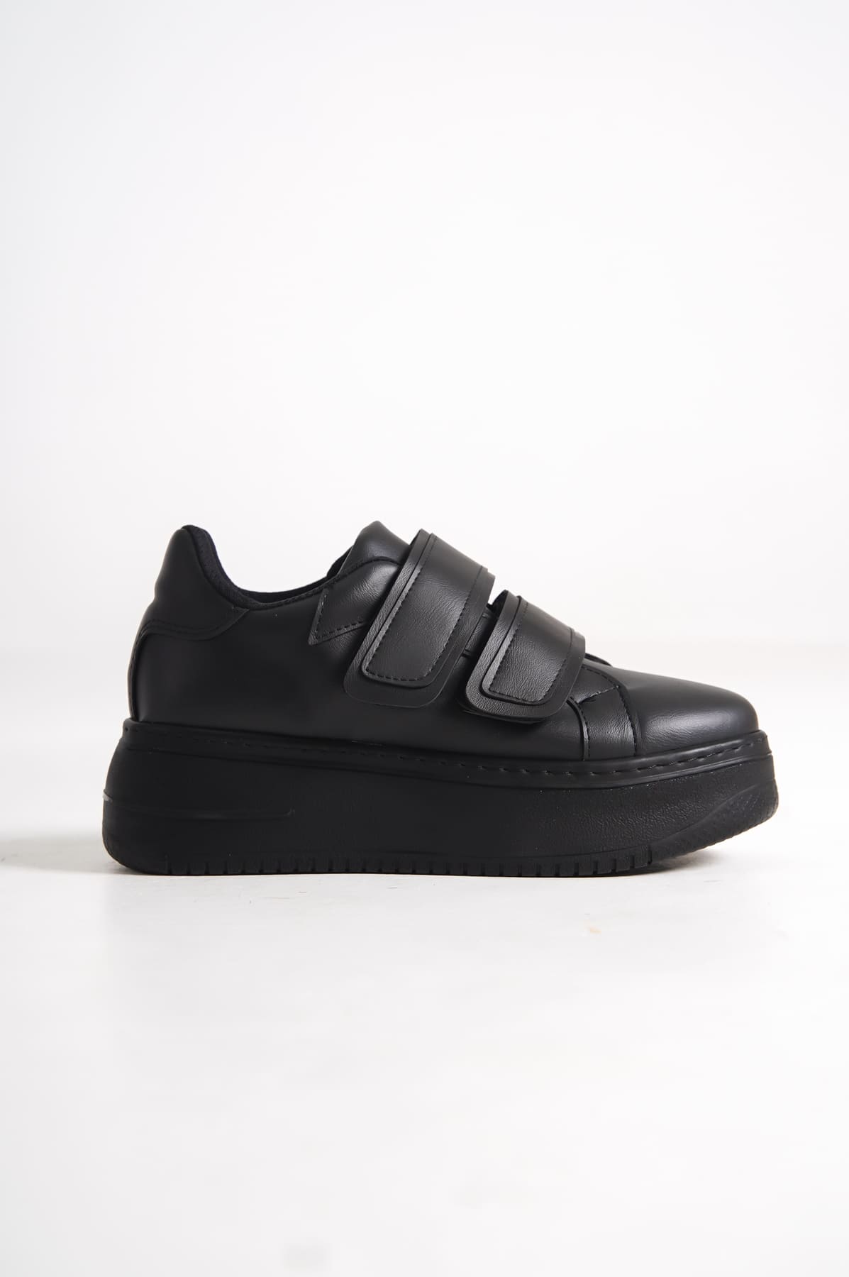 VALENCIA Velcro Orthopedic Sole Women's Sneakers - Black