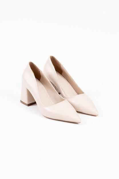 Valeria Premium Beige Women's High Heels 