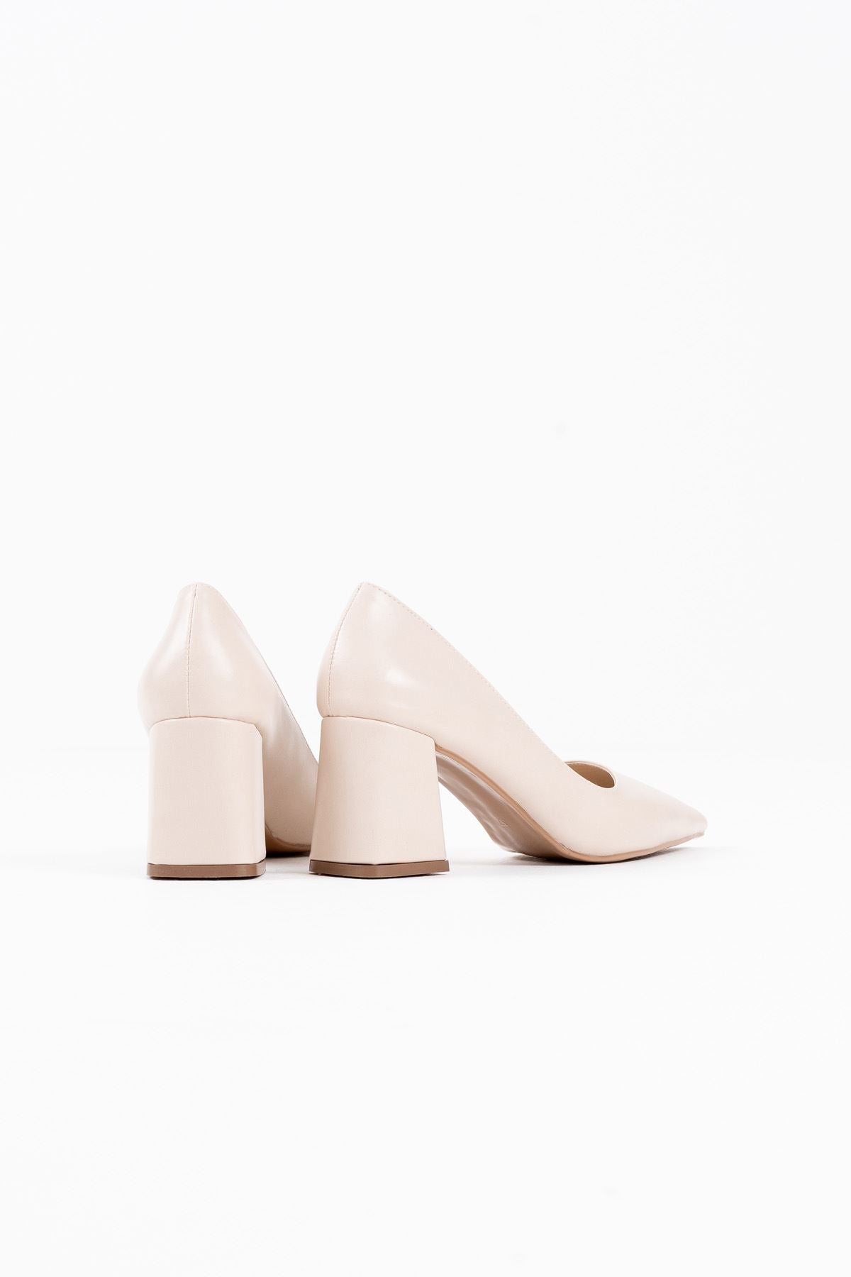 Valeria Premium Beige Women's High Heels 