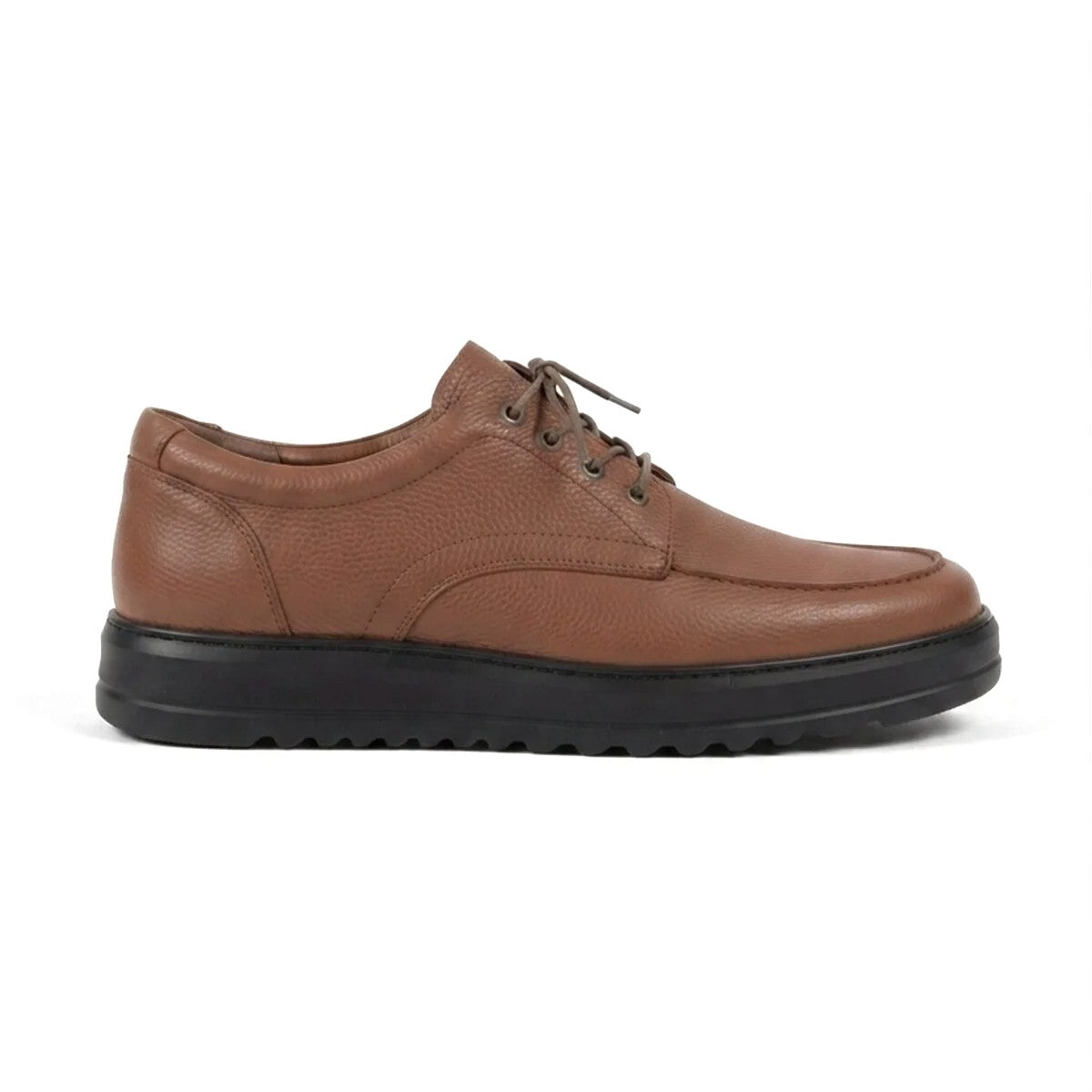 Velaro Premium Men's Lace-Up Casual Sports Classic Shoes - Tan Black
