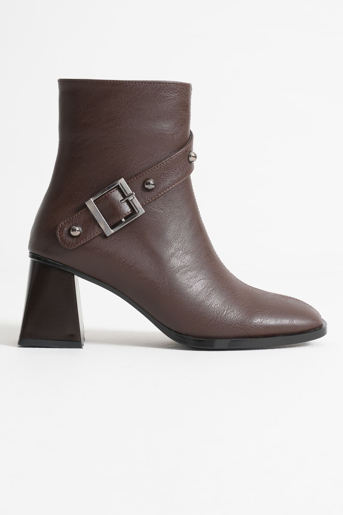 Limanu Premium Women's Dark Brown Heeled Boots