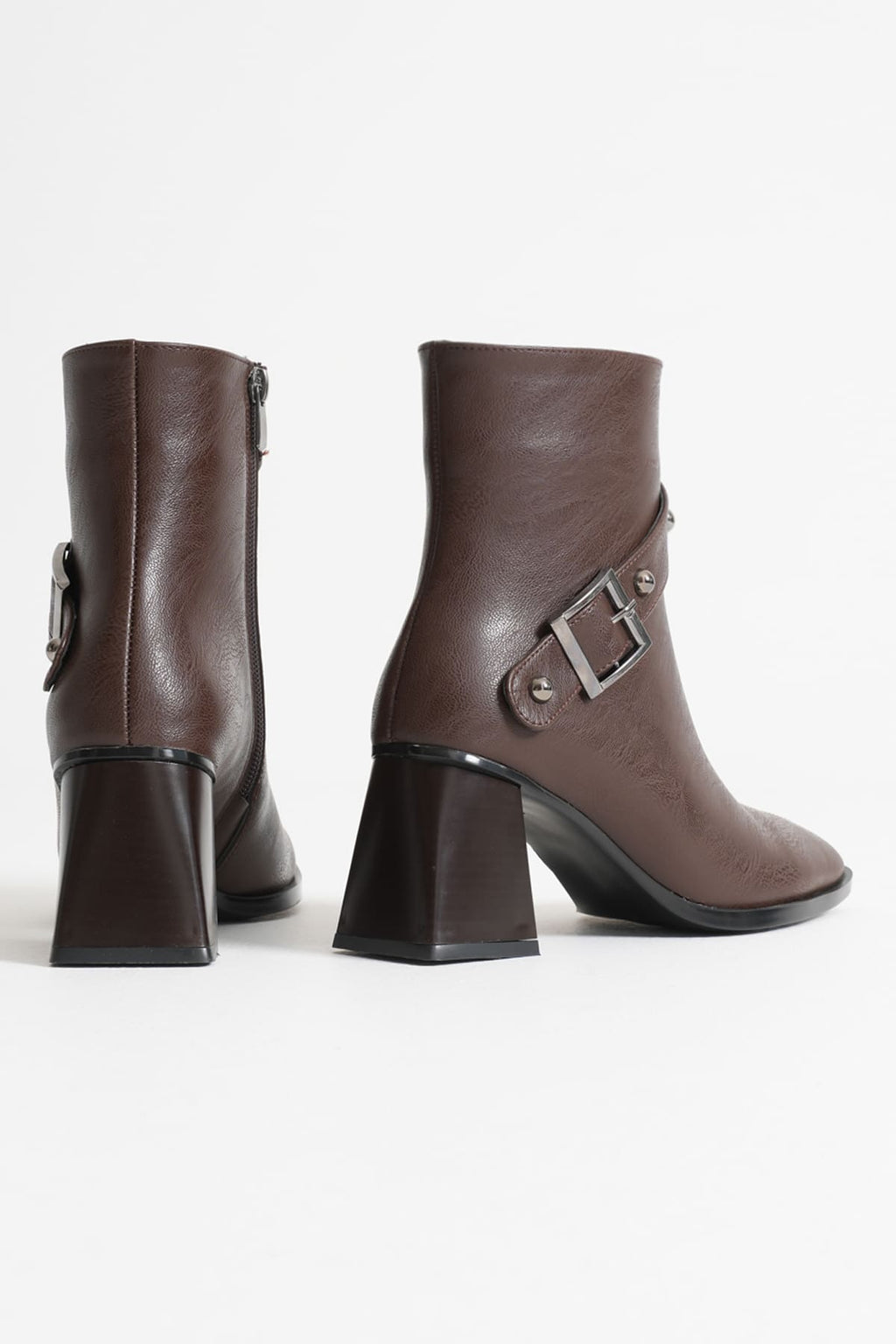 Limanu Premium Women's Dark Brown Heeled Boots