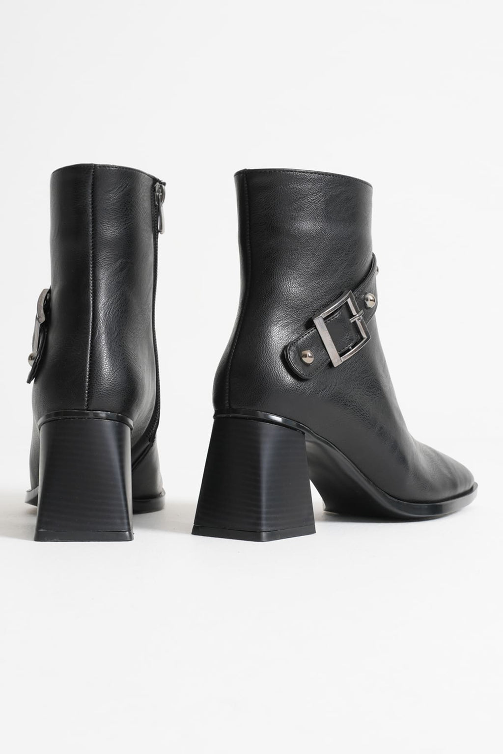 Limanu Premium Women's Black Heeled Boots