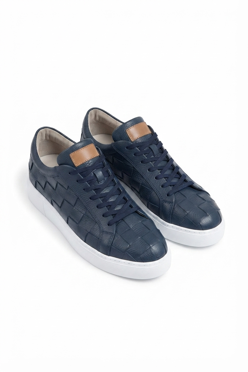Vimini Yüksek Kalite Bağcıklı Kalın Taban Günlük Erkek Sneaker Laci