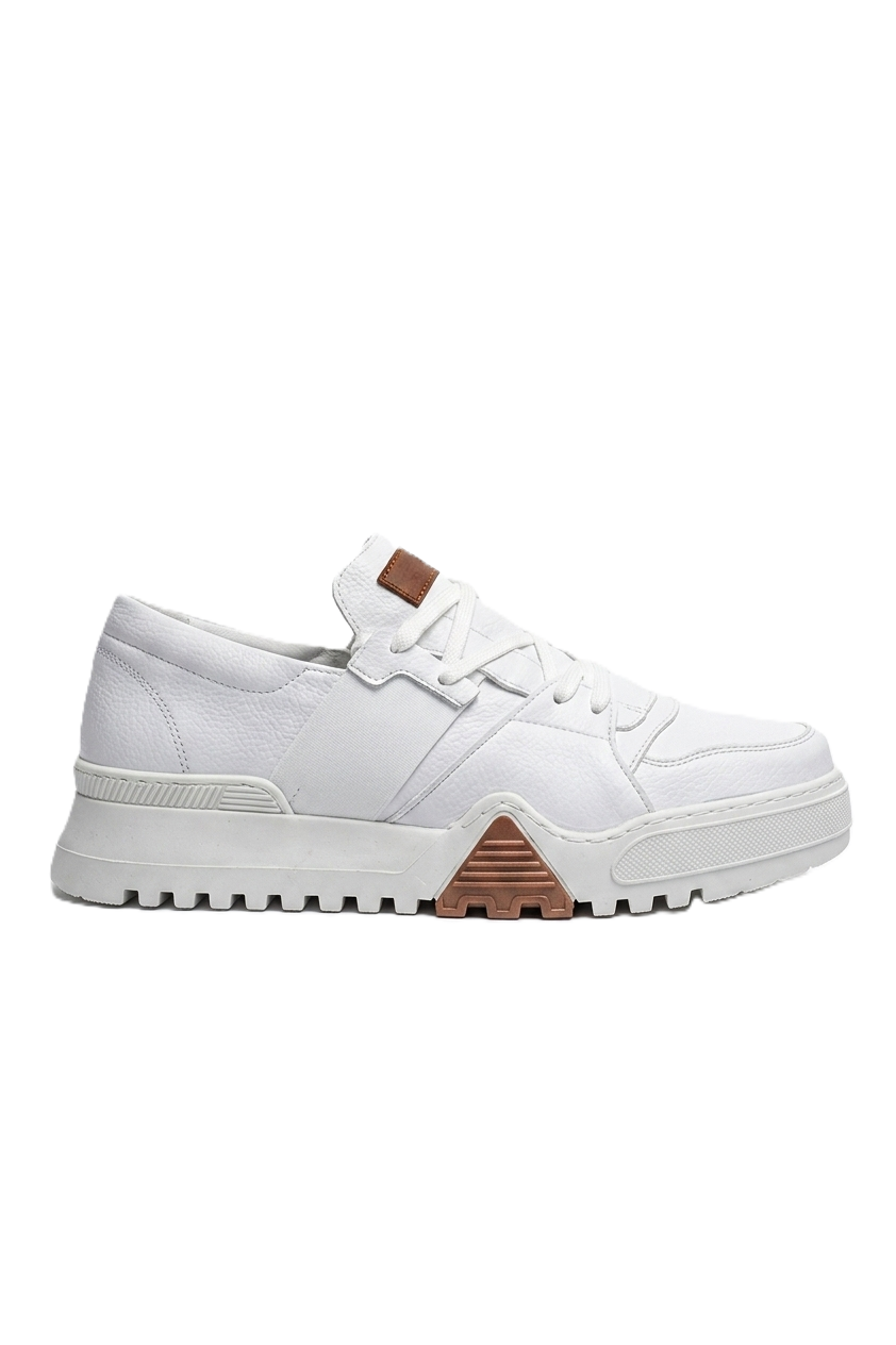 Warrem Yüksek Kalite Tarz Erkek Sneakers Beyaz