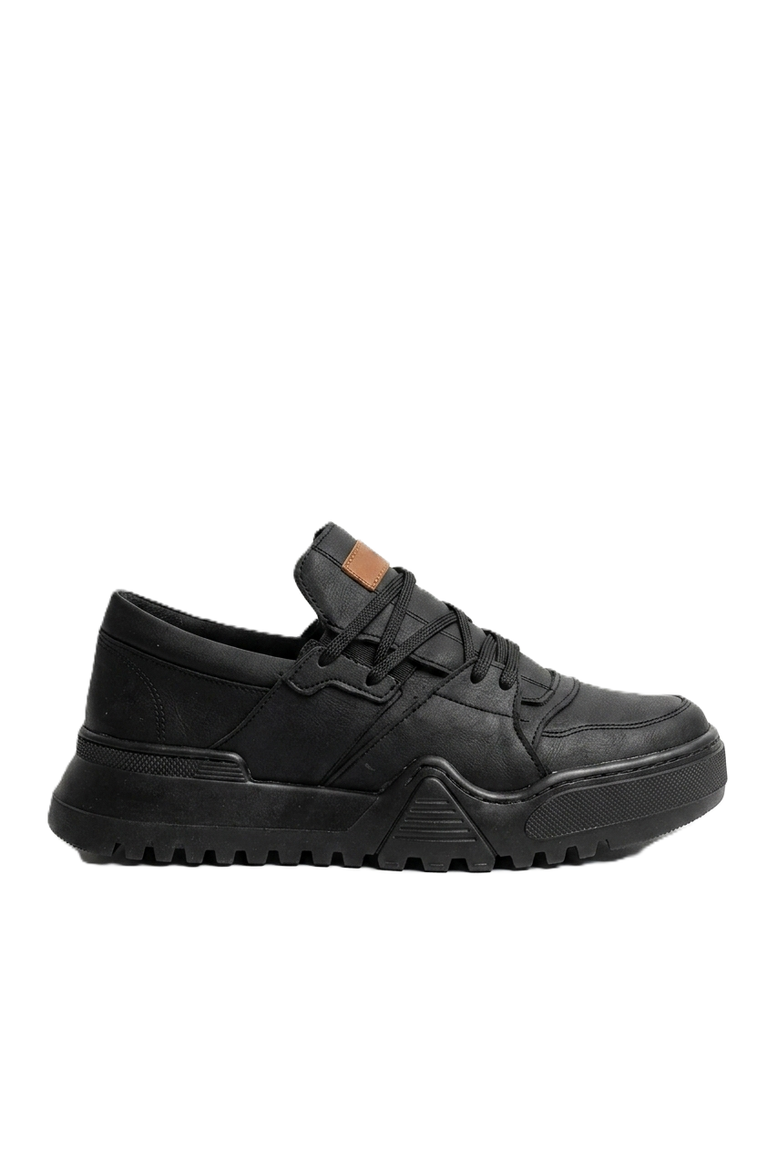 Warrem Yüksek Kalite Tarz Erkek Sneakers Siyah