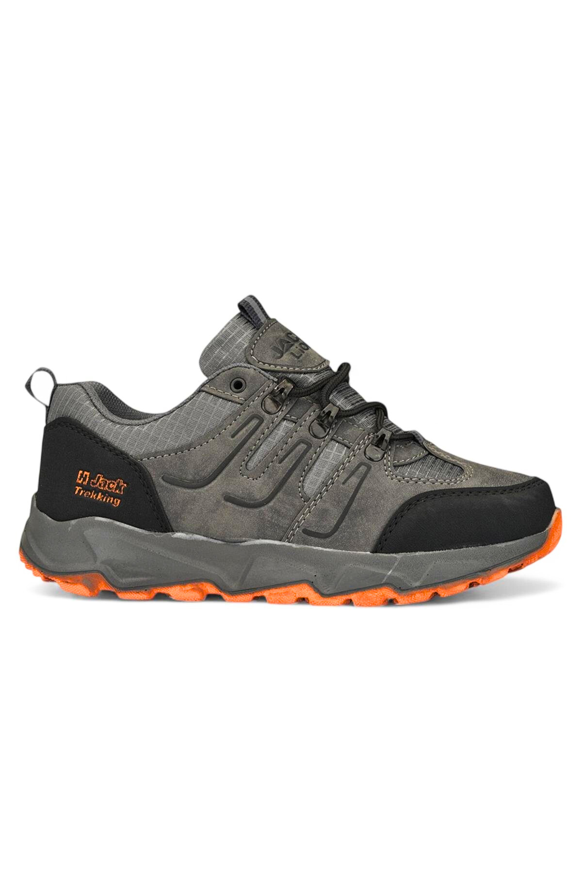 J24 Waterproof Erkek Trekking Outdoor Ayakkabı Füme Oranj