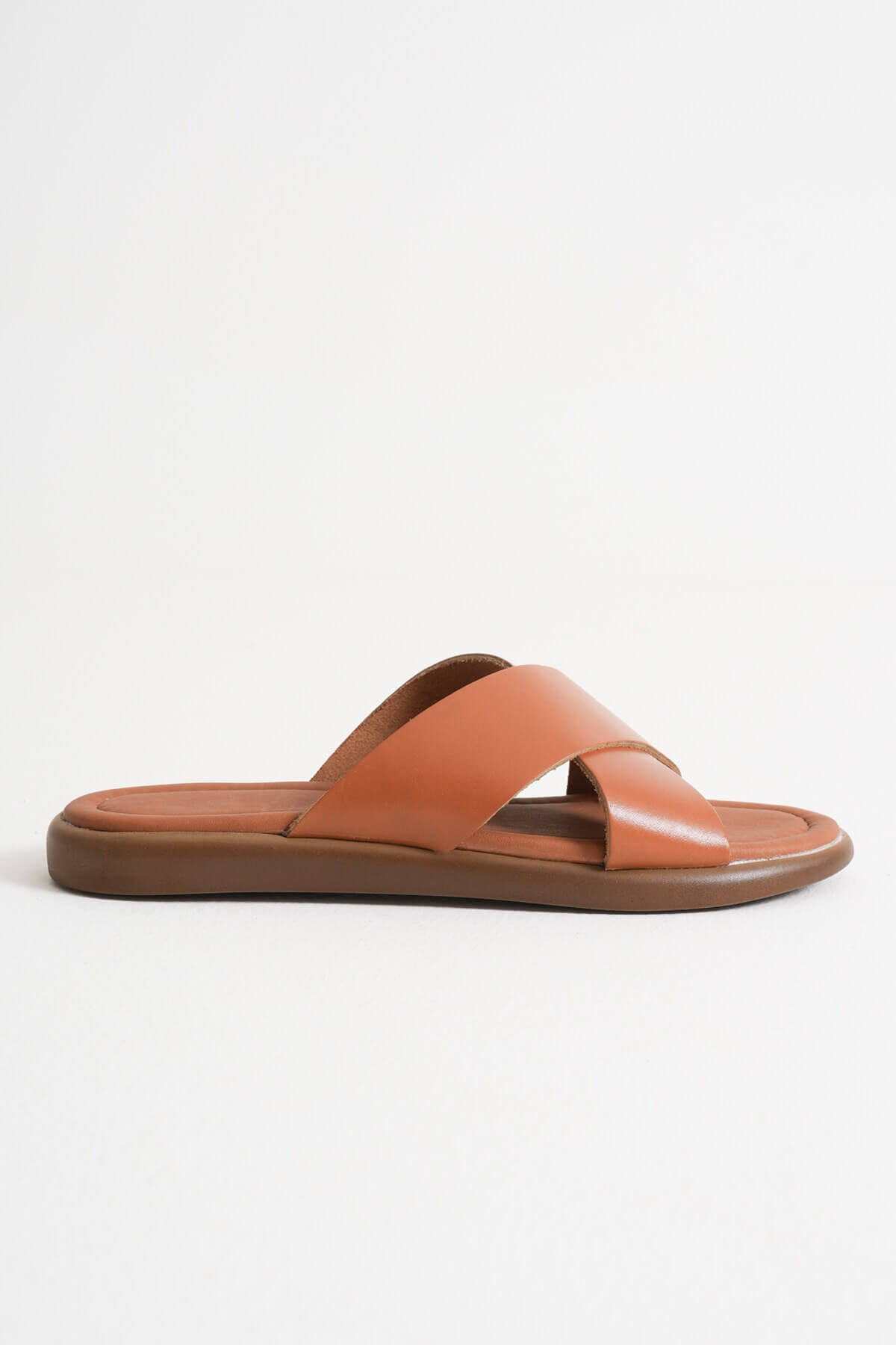 Weasley Premium Tan Genuine Leather Slippers