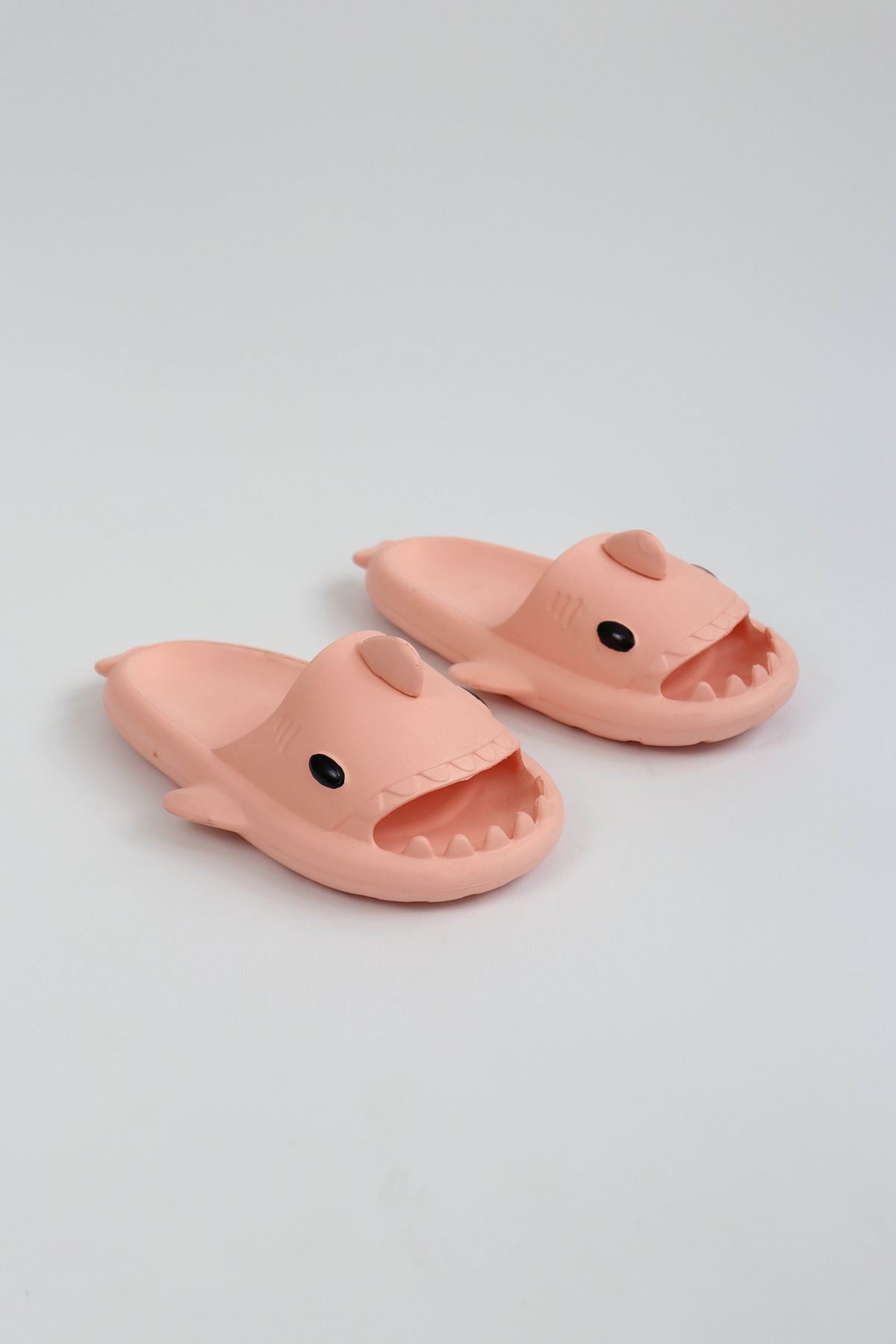 Köpekbalığı Pembe Kız Çocuk Terlik Tam Ortopedik Shark Slides
