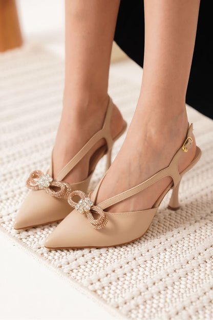 Wines Premium Women's Nude High Heels
