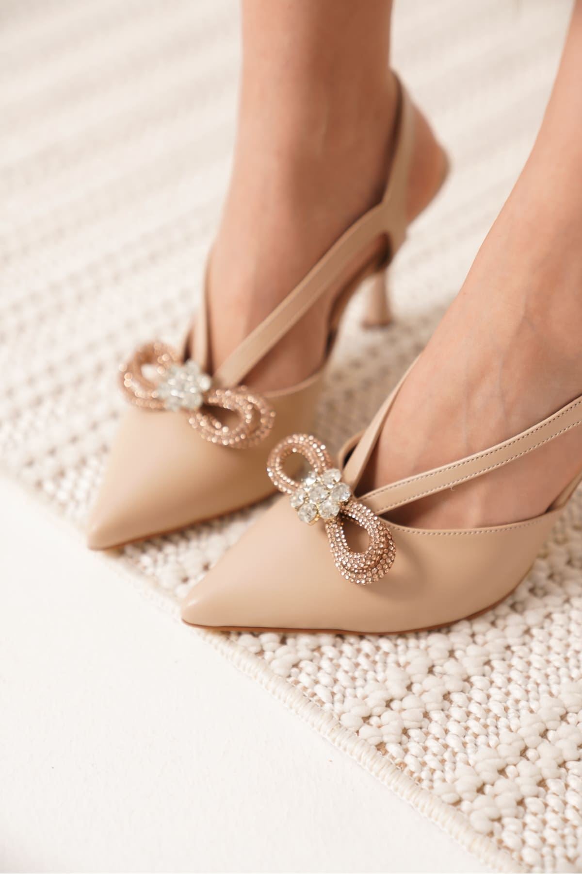 Wines Premium Women's Nude High Heels