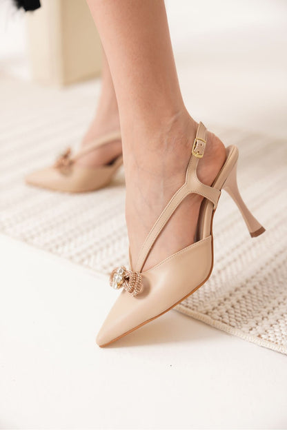 Wines Premium Women's Nude High Heels