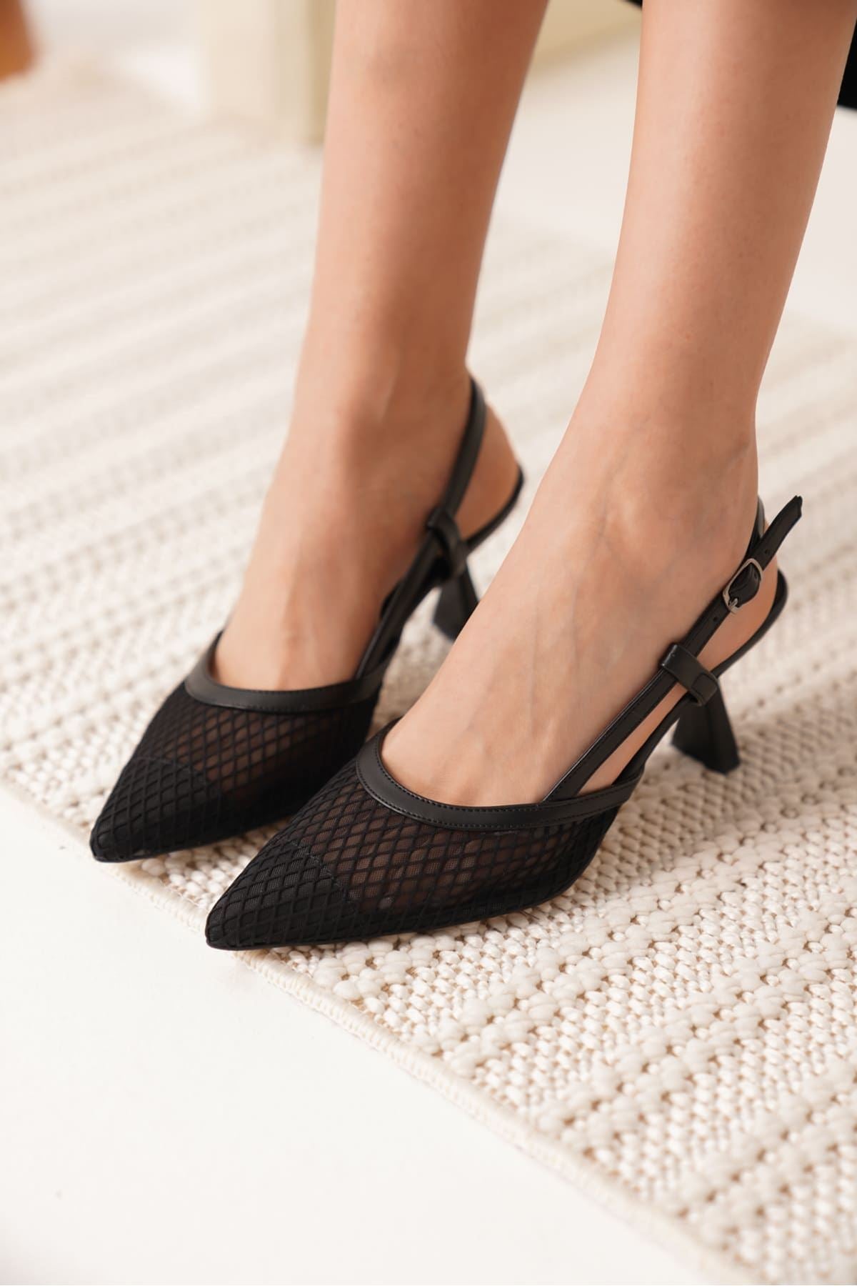 Winstey Premium Women's Black High Heels