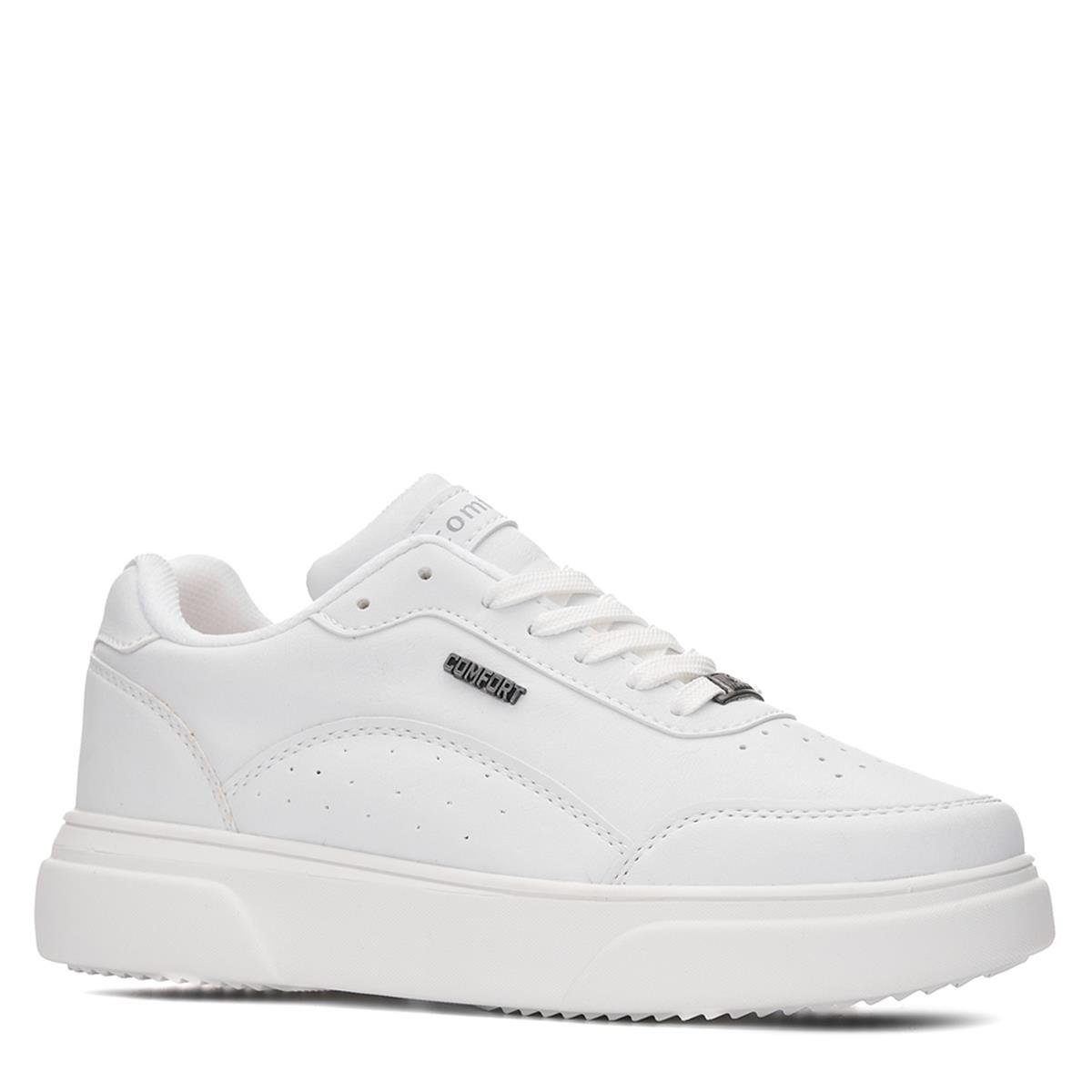 Jack Günlük Rahat Kalın Taban Beyaz Erkek Spor Ayakkabı