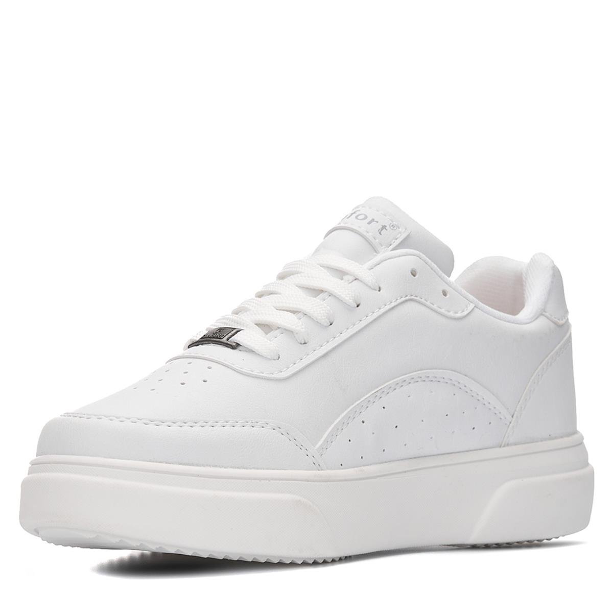 Jack Günlük Rahat Kalın Taban Beyaz Erkek Spor Ayakkabı