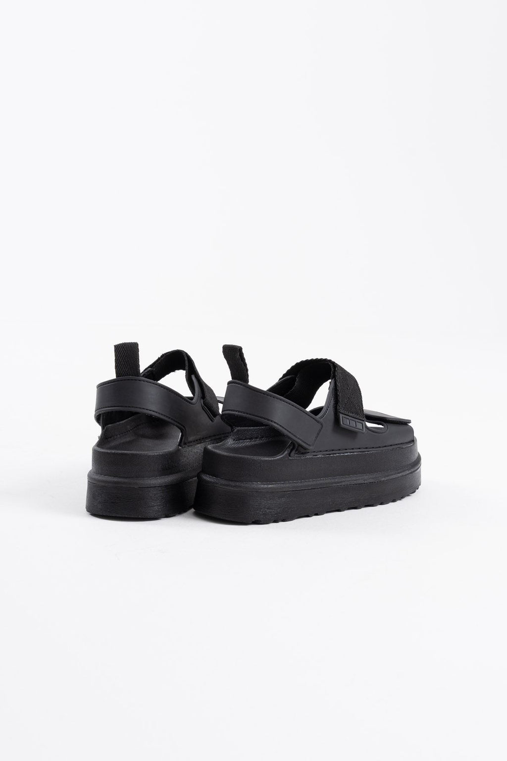 Zeta Premium Velcro Black Women's Sandals