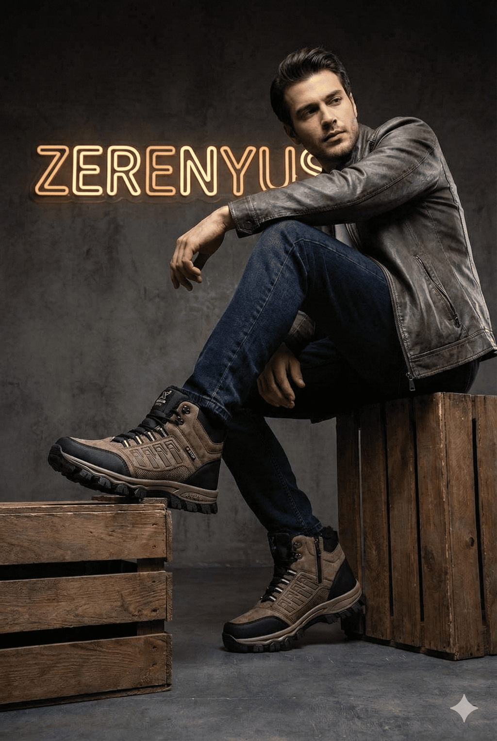ZR-X6 Su Geçirmez Unisex İçi Kürklü Bot Vizon