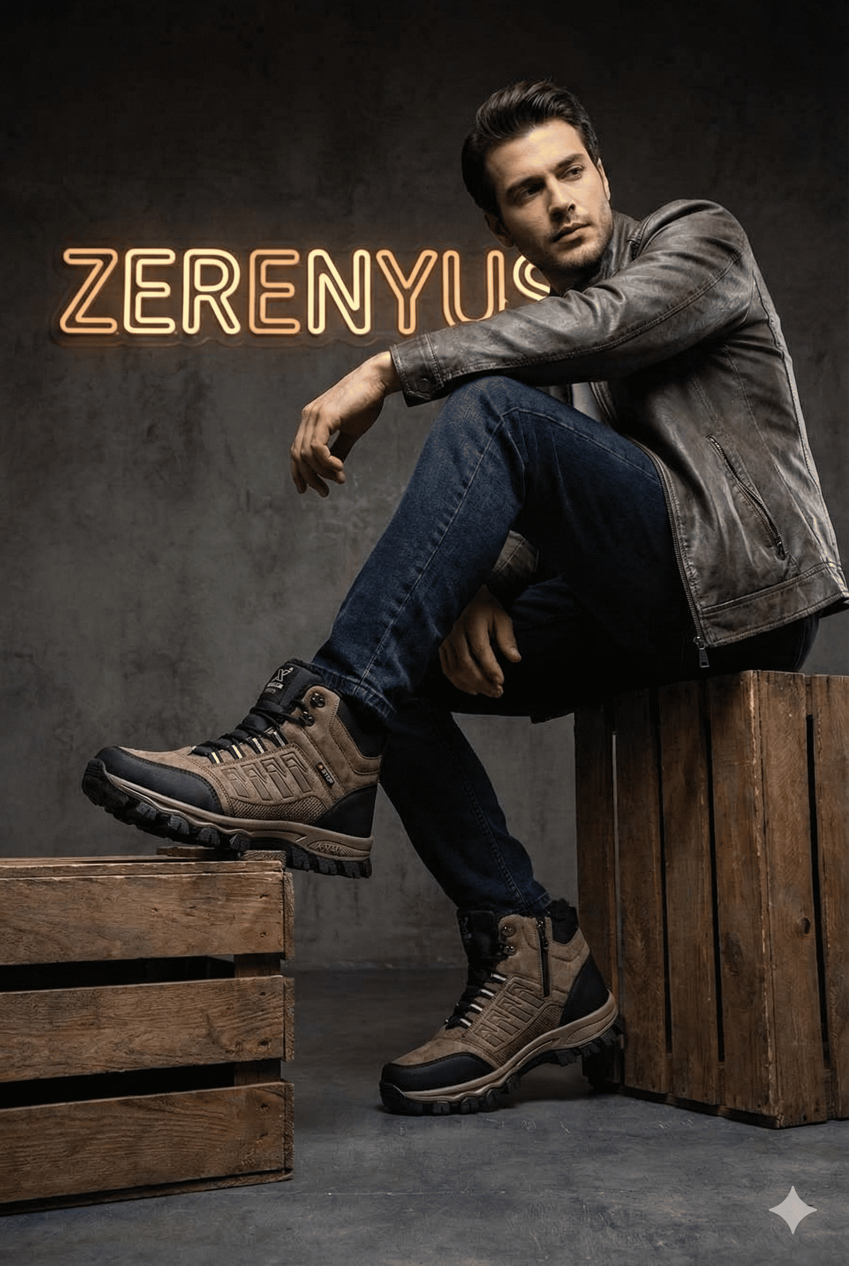 ZR-X6 Su Geçirmez Unisex İçi Kürklü Bot Vizon