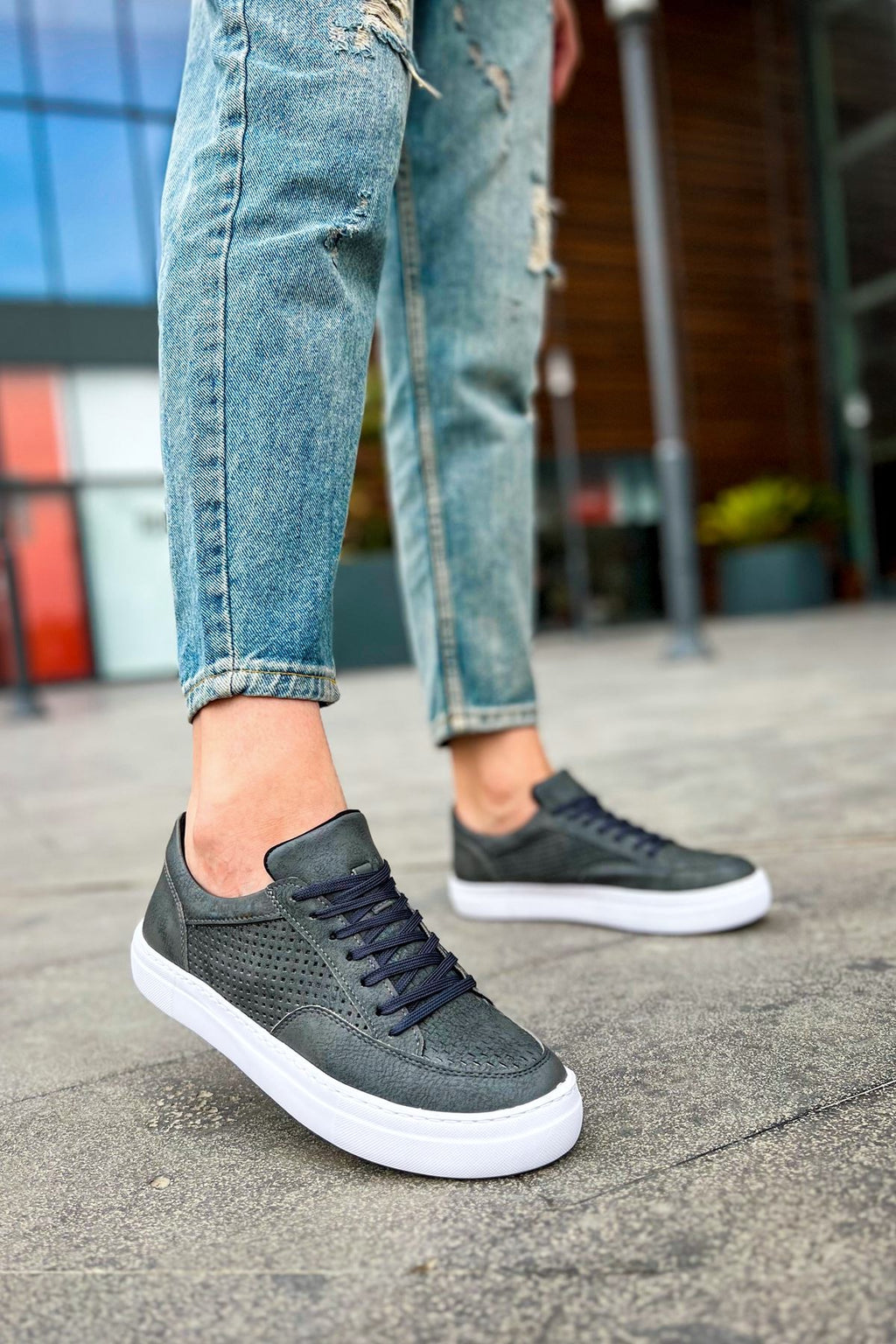 ZRC015 First Edition Premium Men's Casual Sneaker Anthracite
