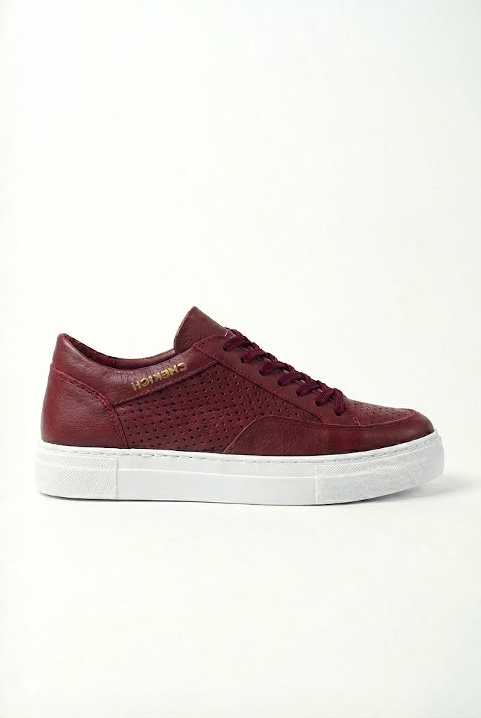 ZRC015 First Edition Premium Erkek Günlük Sneaker Bordo