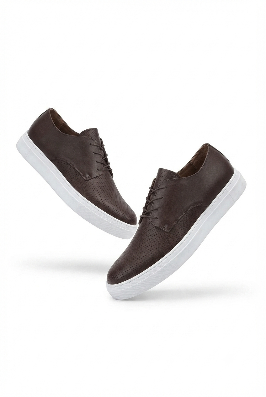 ZRC061 Premium Casual Günlük Comfort Erkek Klasik Ayakkabı Kahve