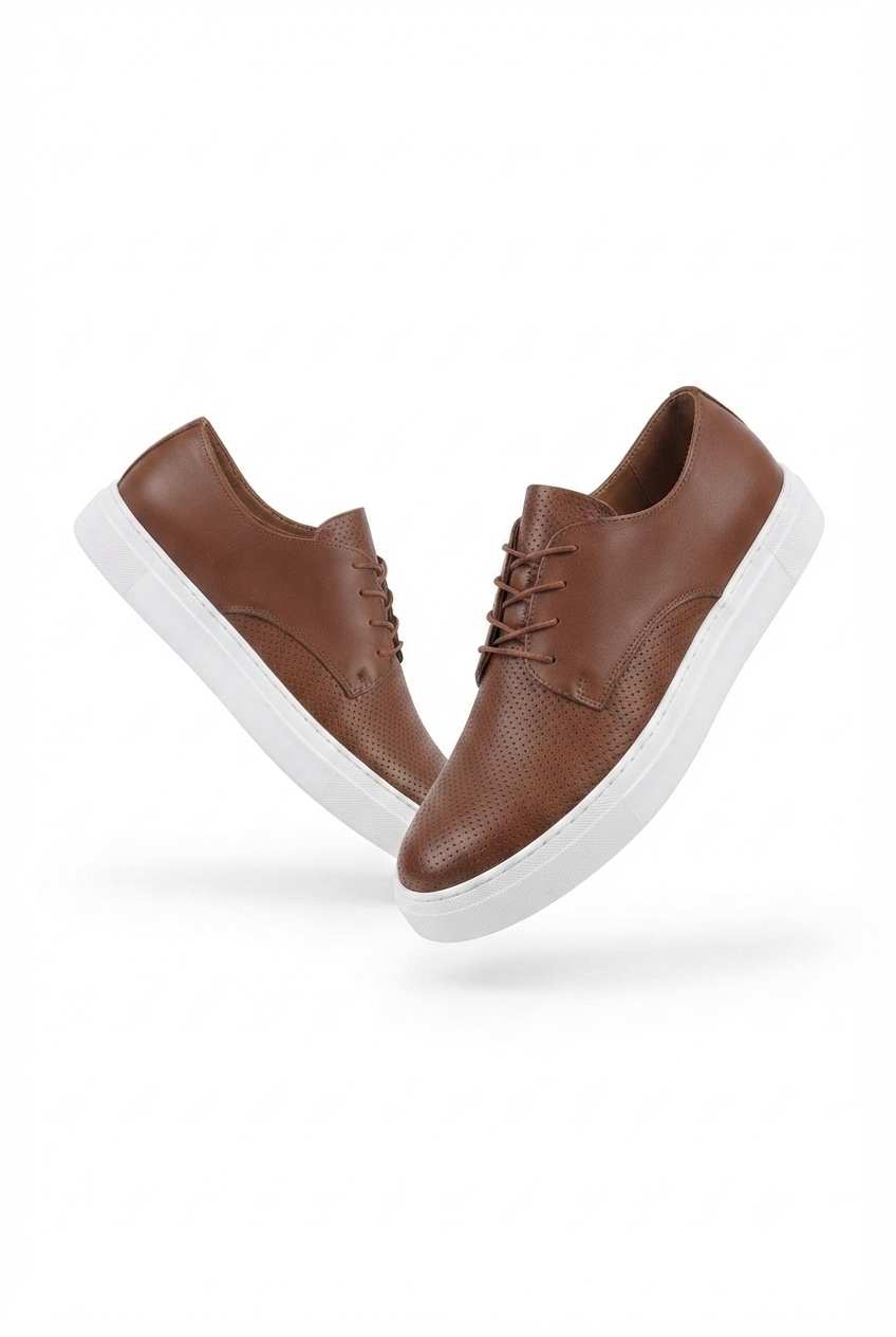 ZRC061 Premium Casual Günlük Comfort Erkek Klasik Ayakkabı Taba