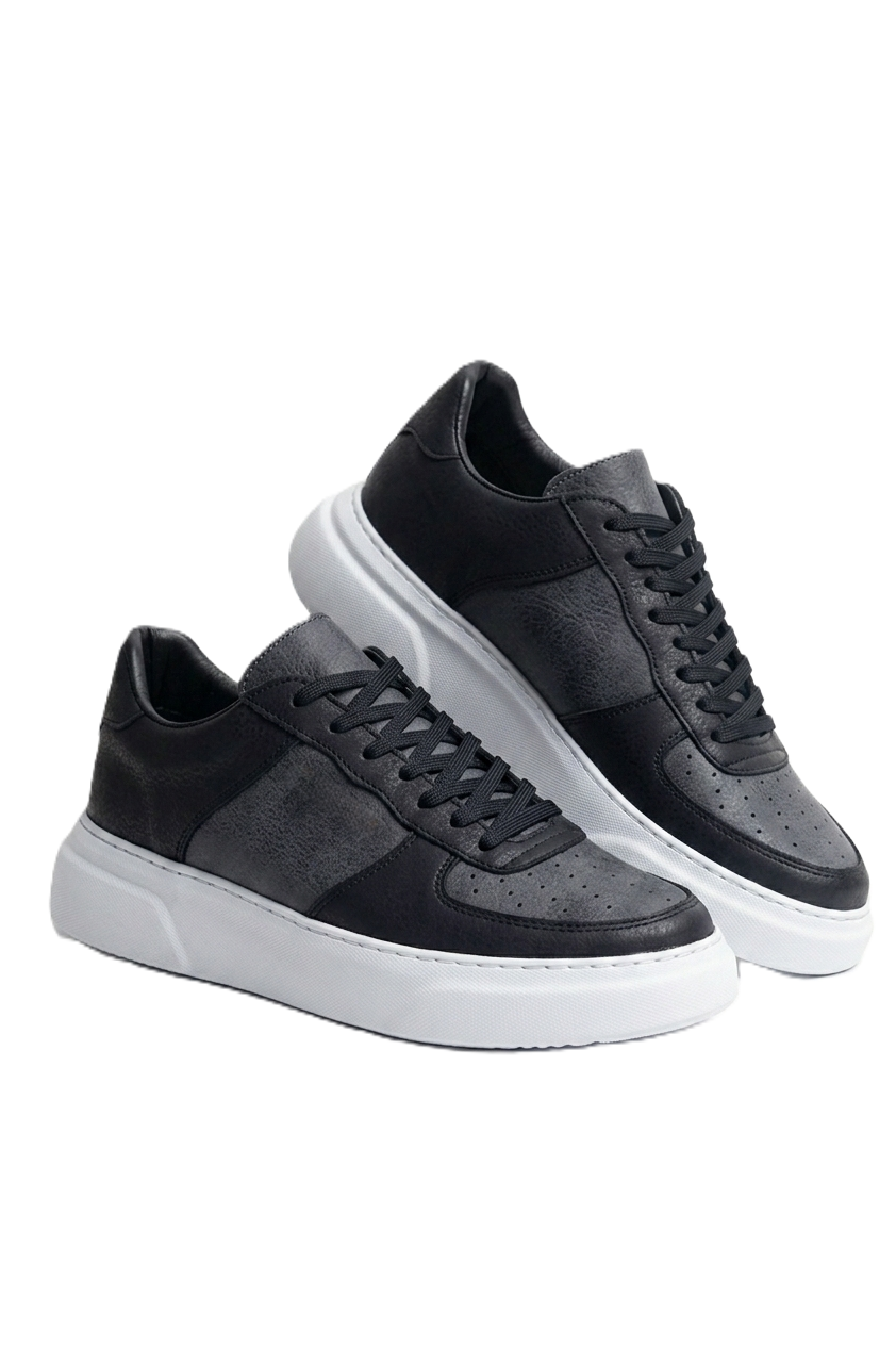 ZRC087 Premium Bağcıklı Casual Erkek Sneaker Antrasit