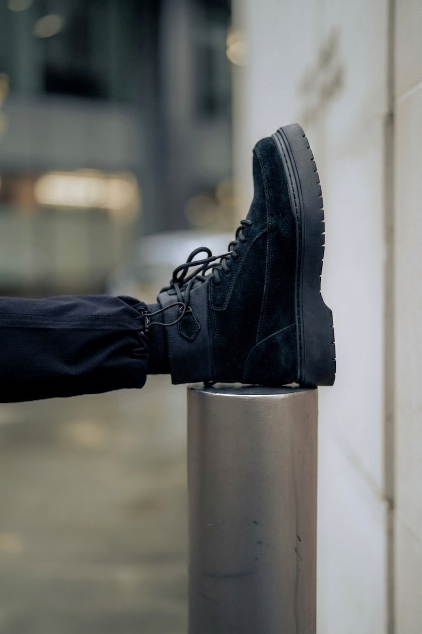 ZRC225 Premium Impact Gore-Tex Erkek Bot Siyah Süet
