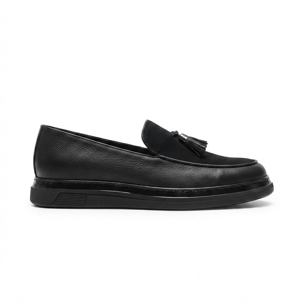 ZRC2502 Premium Erkek Loafer Klasik Ayakkabı Siyah
