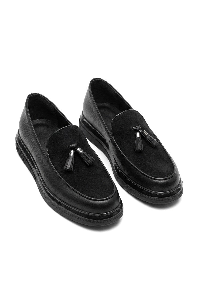 ZRC2502 Premium Erkek Loafer Klasik Ayakkabı Siyah