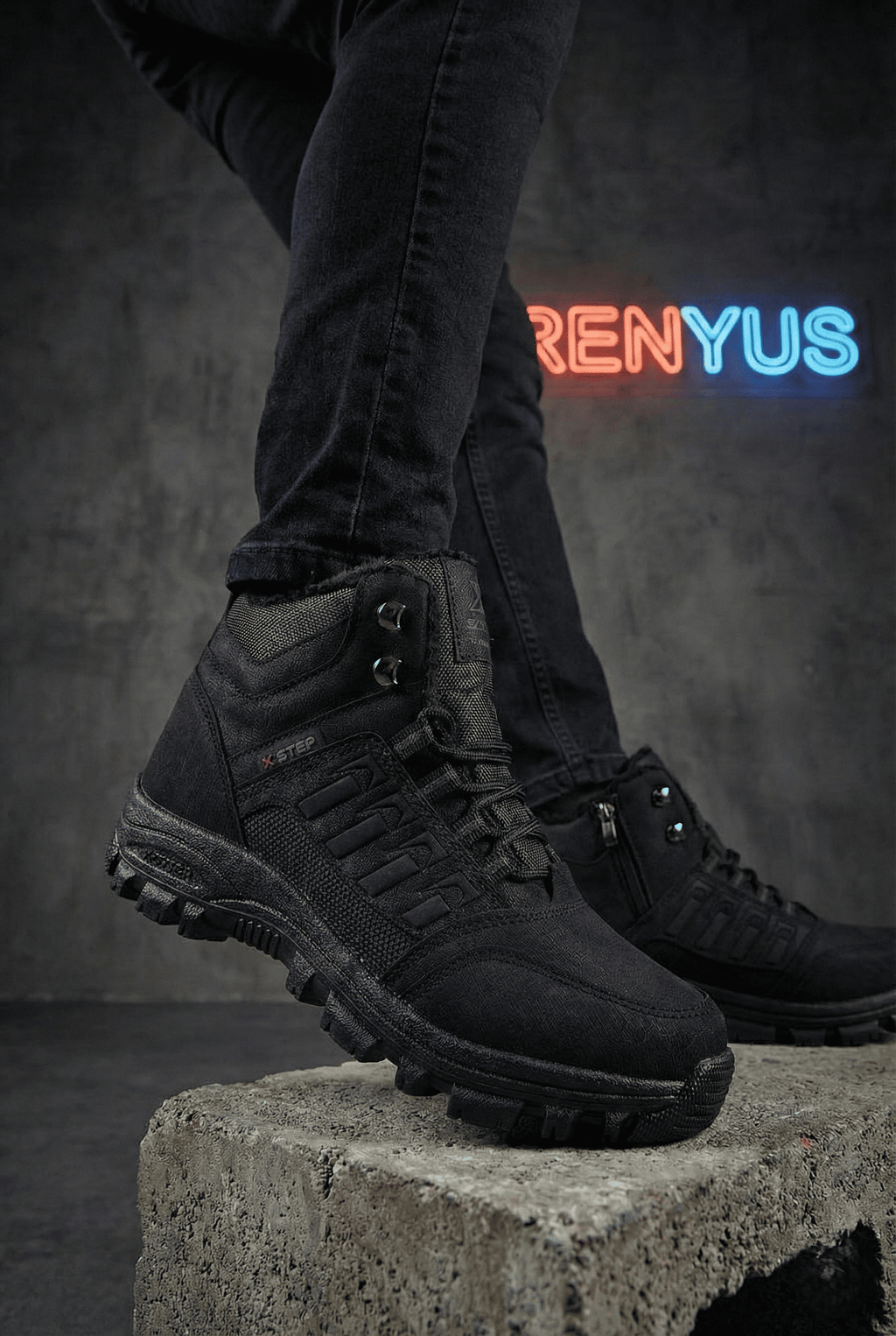 ZR-X6 Su Geçirmez Unisex İçi Kürklü Bot Siyah