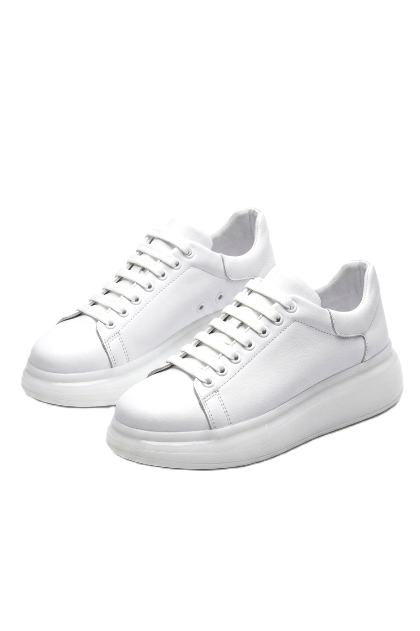 ZRC295 Yüksek Kalite Air Kalın Taban Erkek Sneaker Beyaz