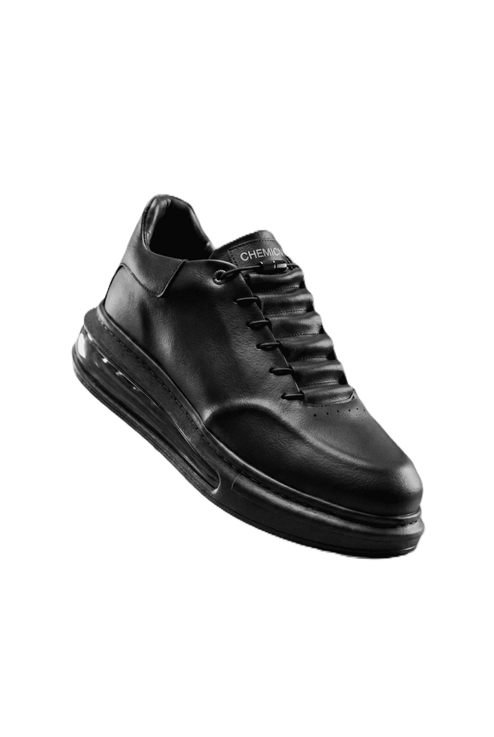 ZRC415 - Premium Ortopedik Lastikli Erkek Spor Ayakkabı Siyah