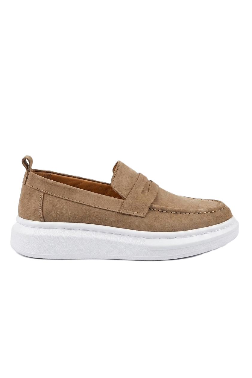 ZRC615 - Lüx Süet Erkek Klasik Loafer Vizon